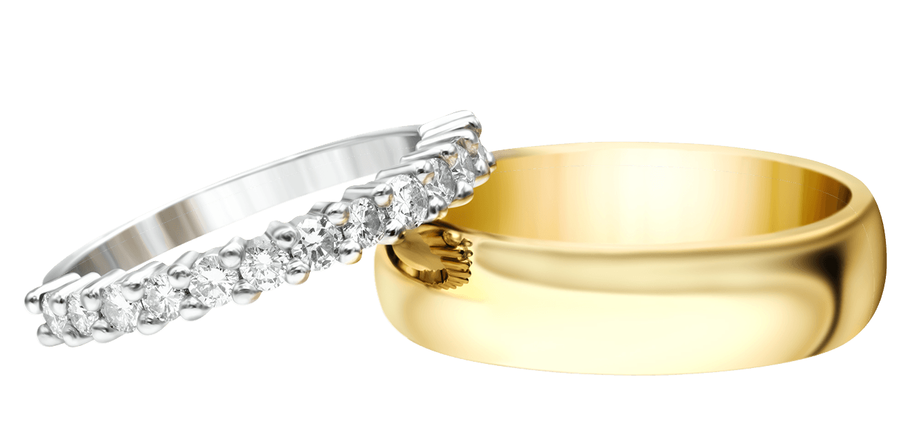 18ct Yellow Gold Mens Wedding Band