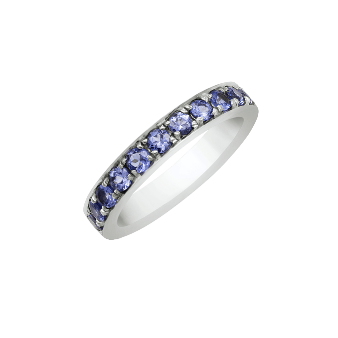 9ct White Gold Tanzanite Ring