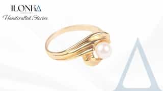 Ilonka jewellers Designer Pearl Ring